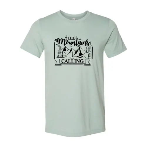 The Mountains Are Calling T-shirt  3XL / Heather Dusty Blue