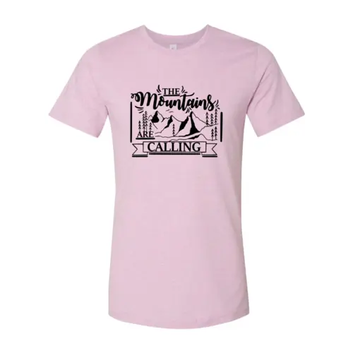 The Mountains Are Calling T-shirt  3XL / Heather Prism Lilac