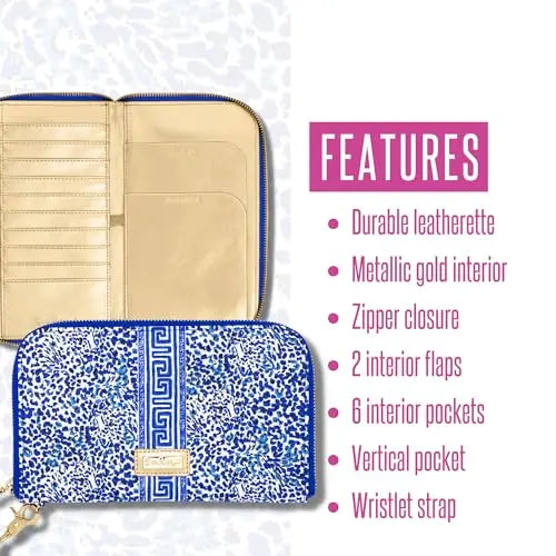 Lilly Pulitzer Travel Wallet Passport Holder {Twisted Up}