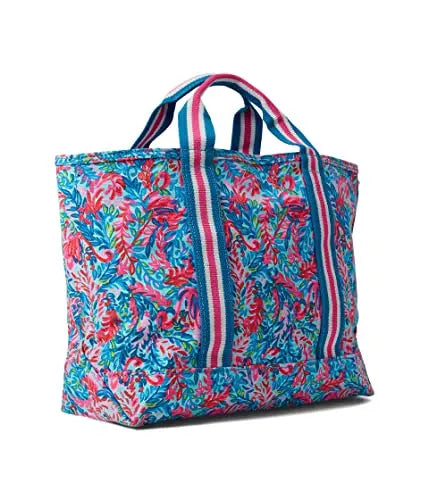 Lilly Pulitzer Mini Mercato Tote {Surf Blue Flim Flam}