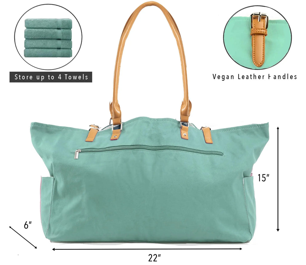 Keho Waterproof Beach Bag {Seafoam}