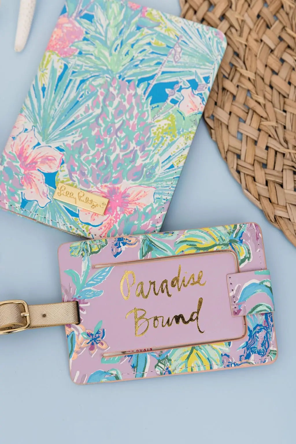 Lilly Pulitzer Vegan Leather Passport Holder {Swizzle In}