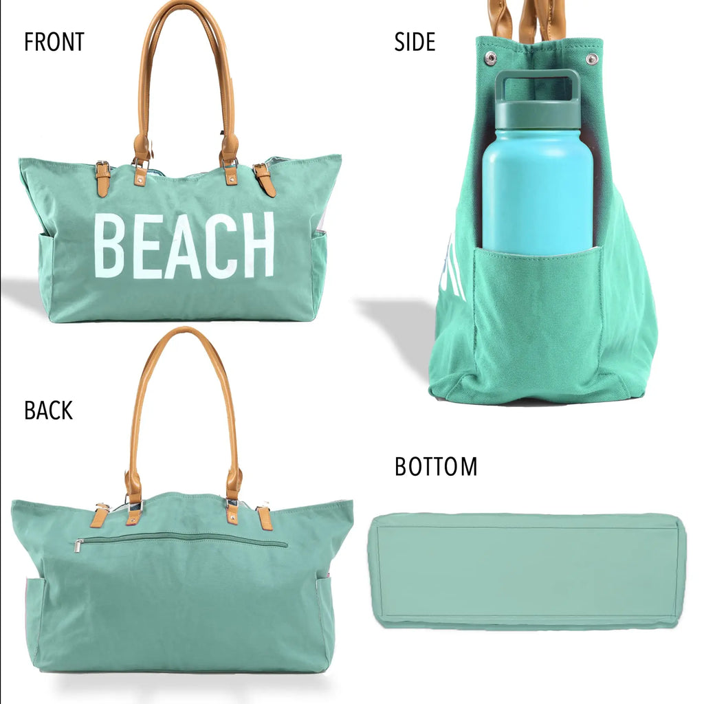 Keho Waterproof Beach Bag {Seafoam}