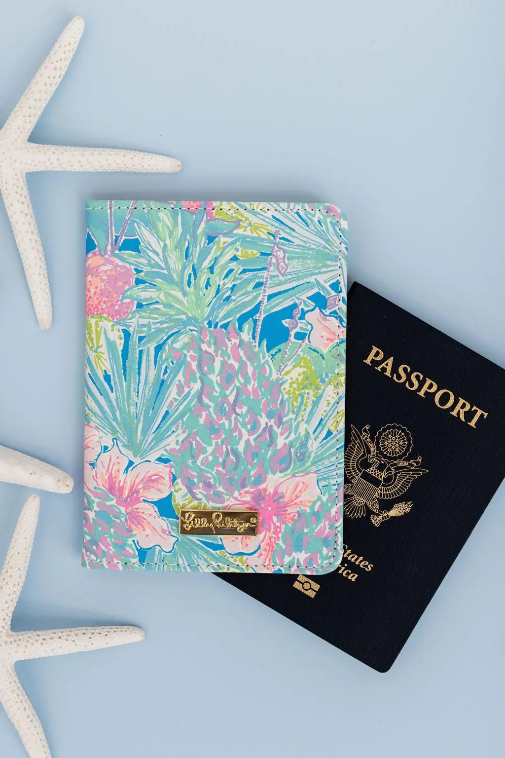 Lilly Pulitzer Vegan Leather Passport Holder {Swizzle In}