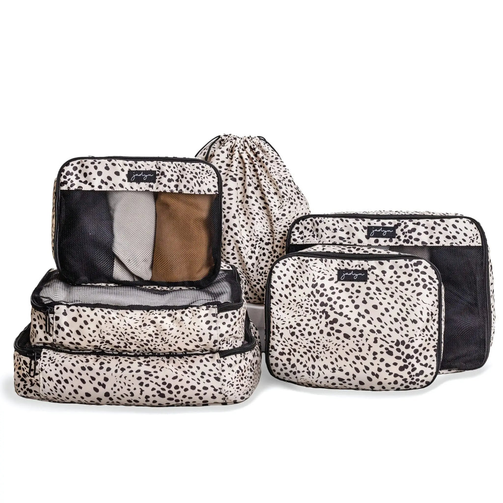 Jadyn 6-Piece Packing Cube Set {Cheetah Spot}