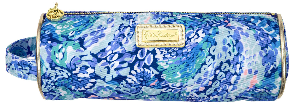 Lilly Pulitzer Blue Travel Bag {Wave After Wave}