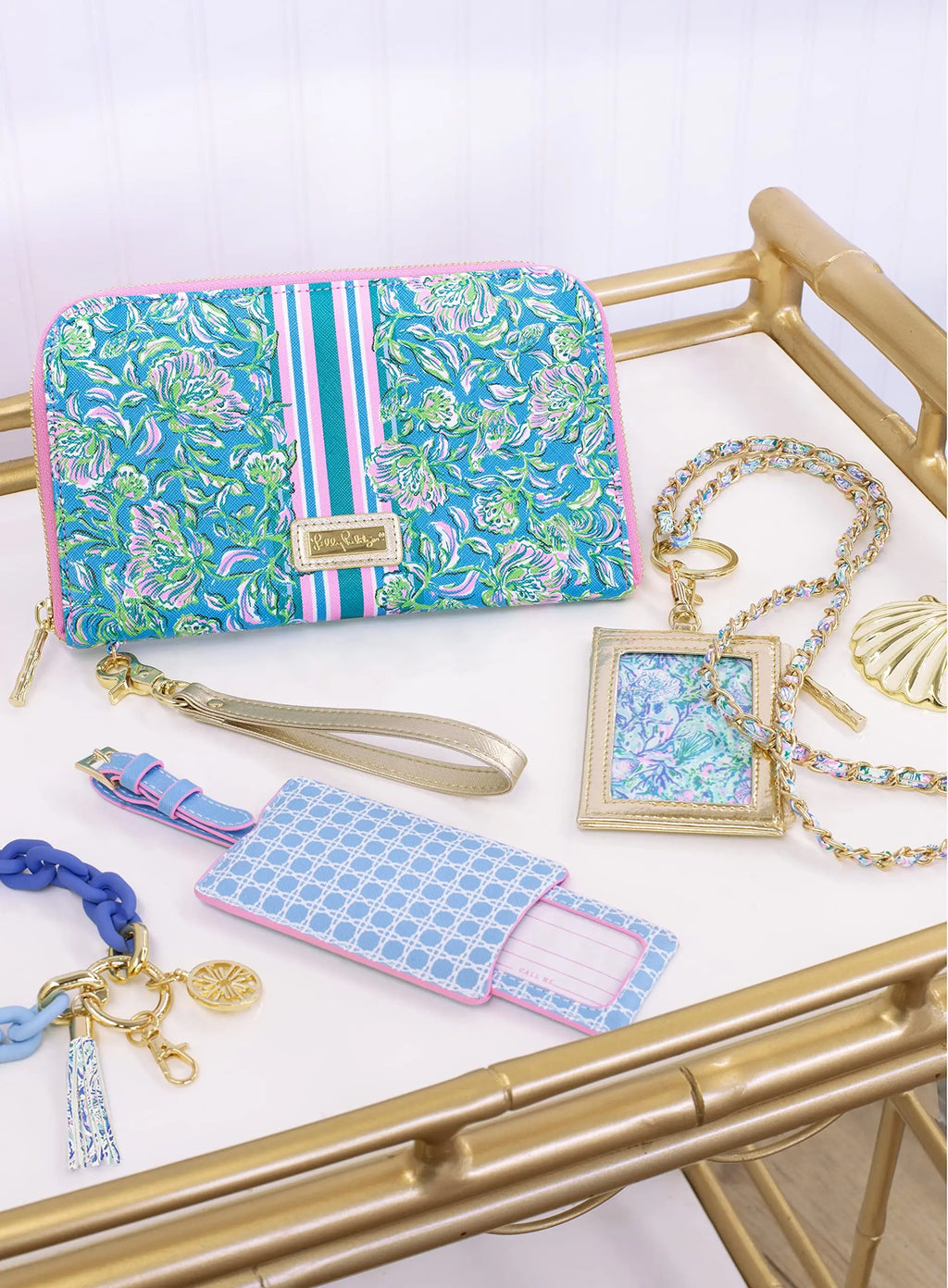 Lilly Pulitzer Travel Wallet Passport Holder {Chick Magnet}