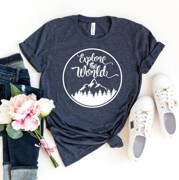 Explore The World T-shirt - Embark Travel Store