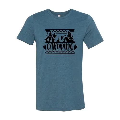 Camping Graphic Tee  3XL / Heather Deep Teal