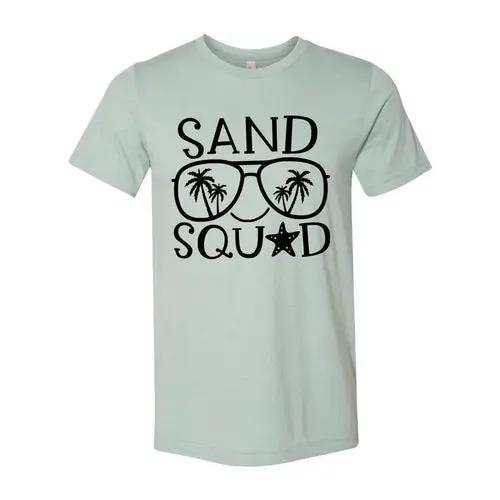 Sand Squad Graphic Tee  3XL / Heather Dusty Blue