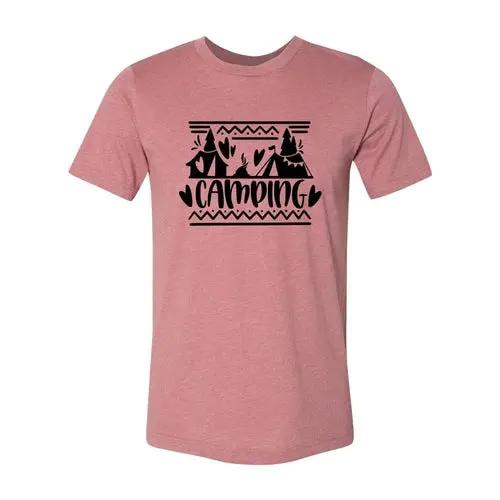Camping Graphic Tee  3XL / Heather Mauve