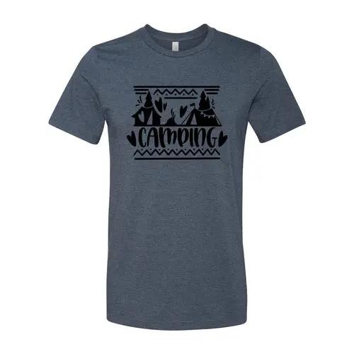 Camping Graphic Tee  3XL / Heather Navy