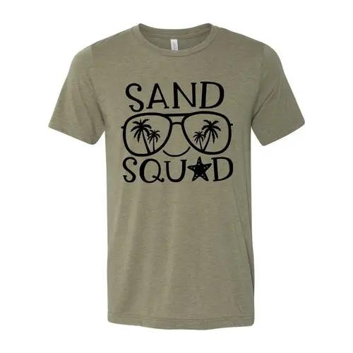 Sand Squad Graphic Tee  3XL / Heather Olive