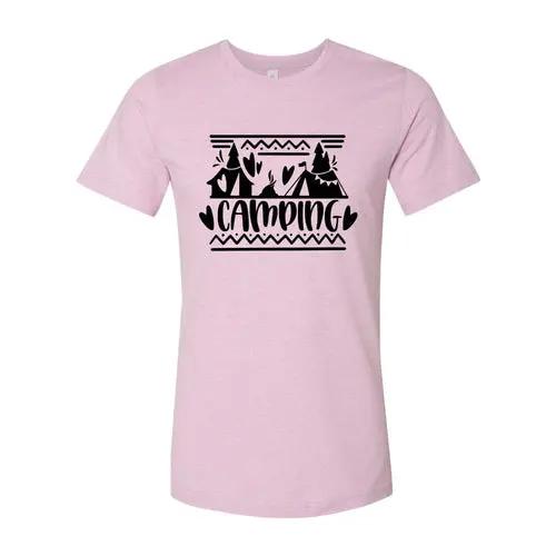 Camping Graphic Tee  3XL / Heather Prism Lilac
