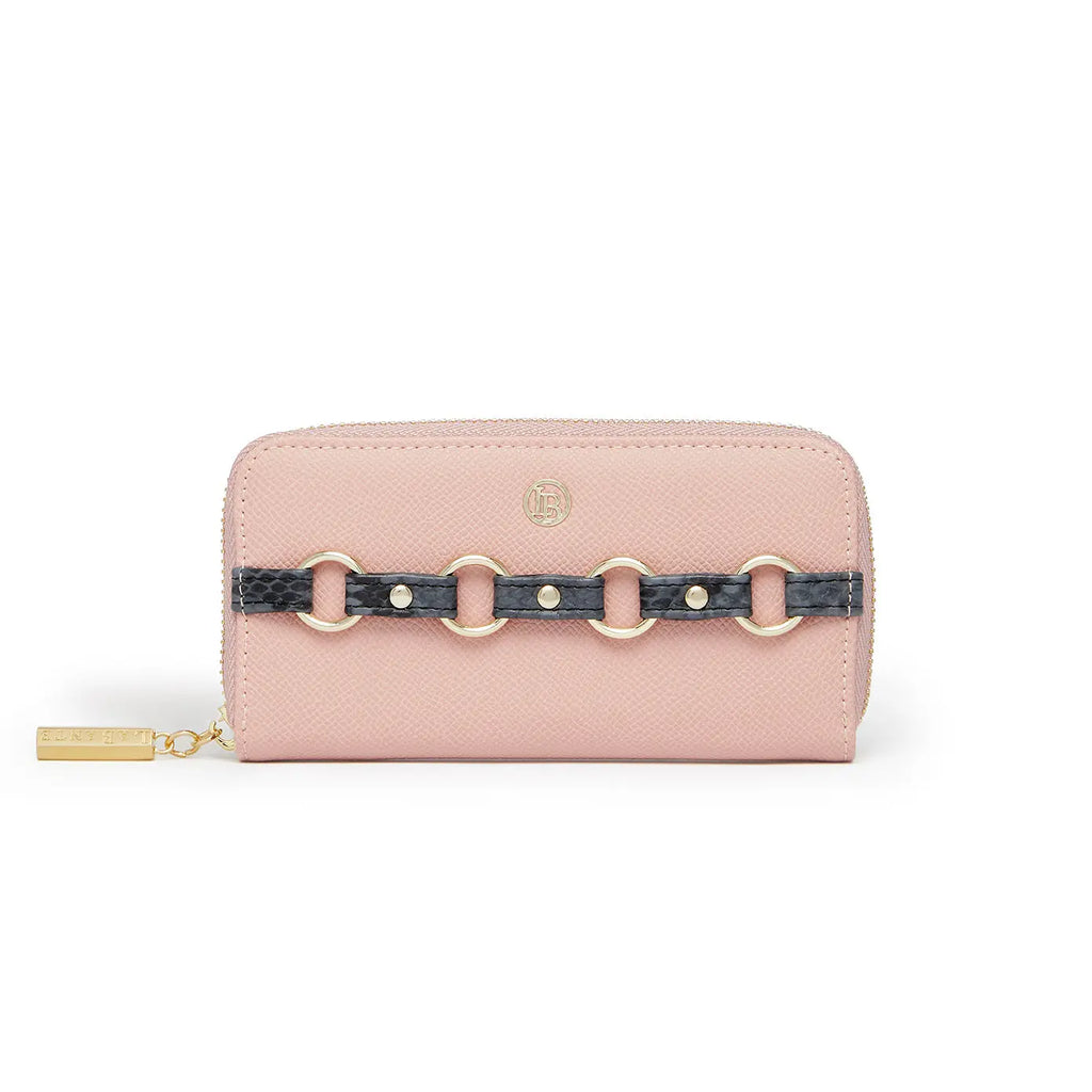 LaBante London Ellen Pink Zip Around Wallet