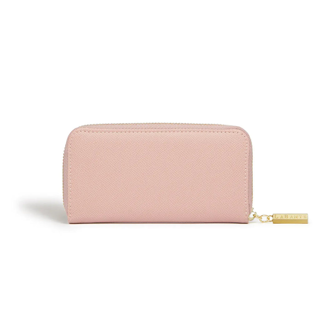 LaBante London Ellen Pink Zip Around Wallet