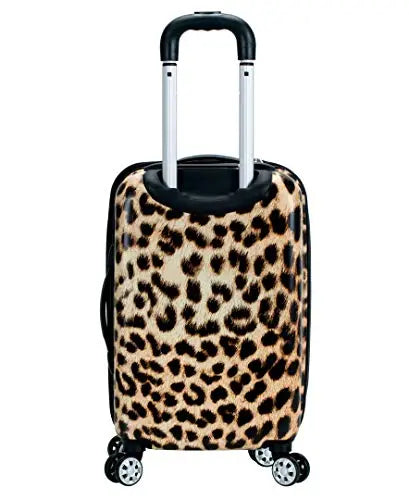 Rockland Safari Hardside Luggage 3-Piece Set - Leopard Print