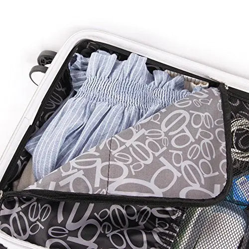 BEBE Women's Stella 21" Hardside Carry-on Spinner Luggage (Rose Gold)