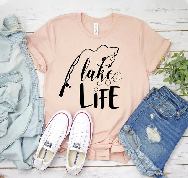 Lake Life Fishing T-shirt