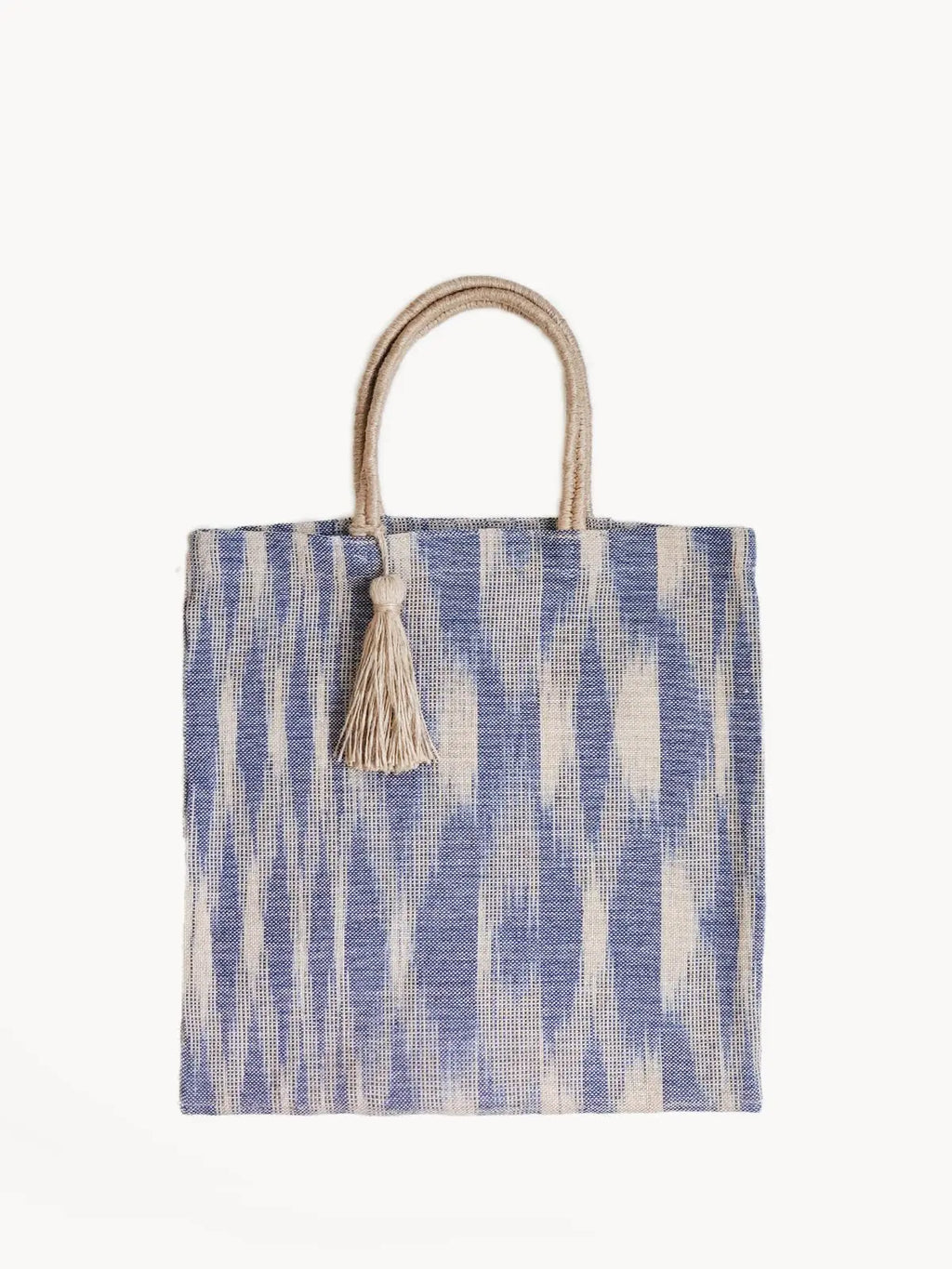 Nadi Jute Tote Bag {Blue}