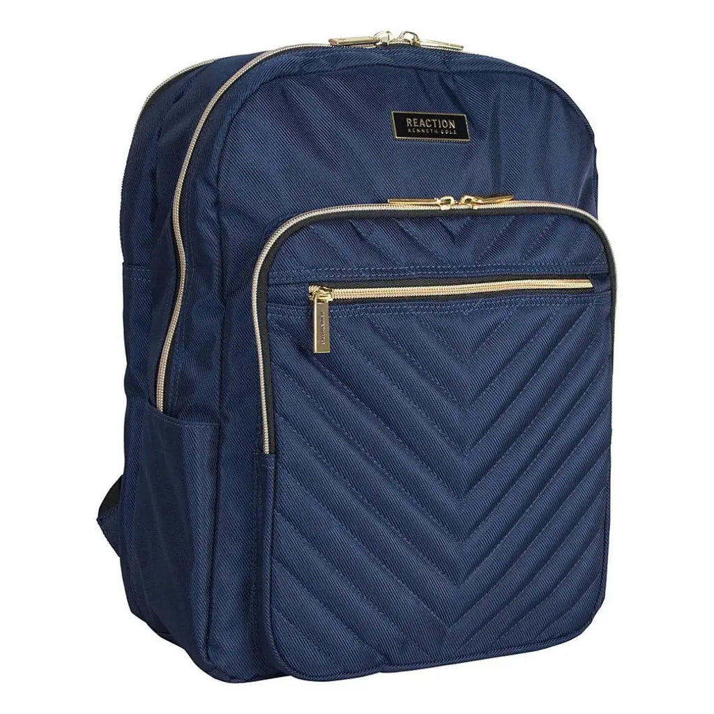 Kenneth Cole Reaction Chelsea Chevron Backpack Navy - Embark Travel Store