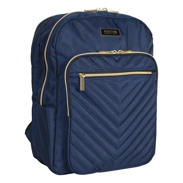 Kenneth Cole Reaction Chelsea Chevron Backpack Navy - Embark Travel Store