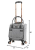 Kensie Hudson Luggage Set (Heather Gray)