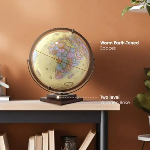 Antique Revolution Globe, 12”