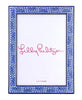 Lilly Pulitzer 5x7 Blue Picture Frame {Greek Key}