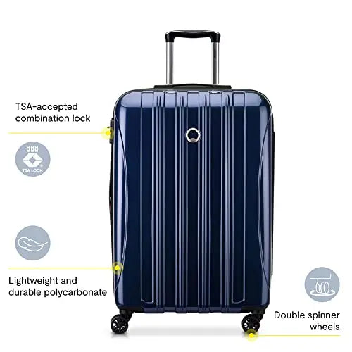 Delsey Helium Aero Metallic Green Luggage Set