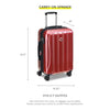 Delsey Helium Aero Metallic Green Luggage Set