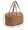 Vera Bradley Twill Large Travel Duffle Bag {Meadowlark Tan}
