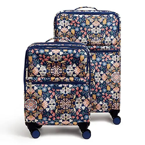 Vera Bradley Softside Rolling Luggage Set {Enchanted Mandala Blue}