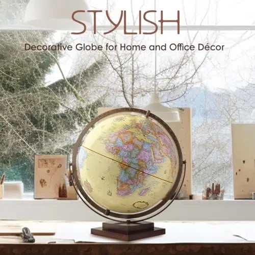 Antique Revolution Globe, 12”