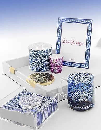Lilly Pulitzer 5x7 Blue Picture Frame {Greek Key}