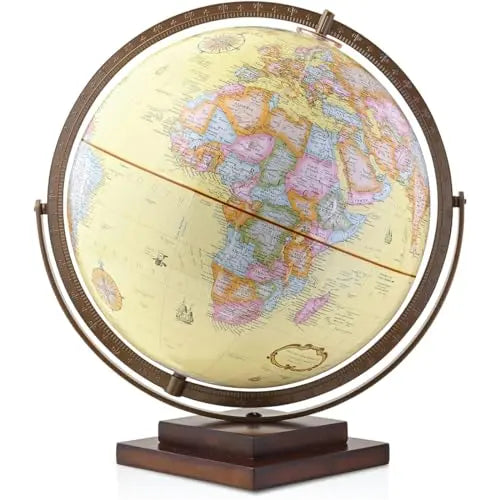 Antique Revolution Globe, 12”  