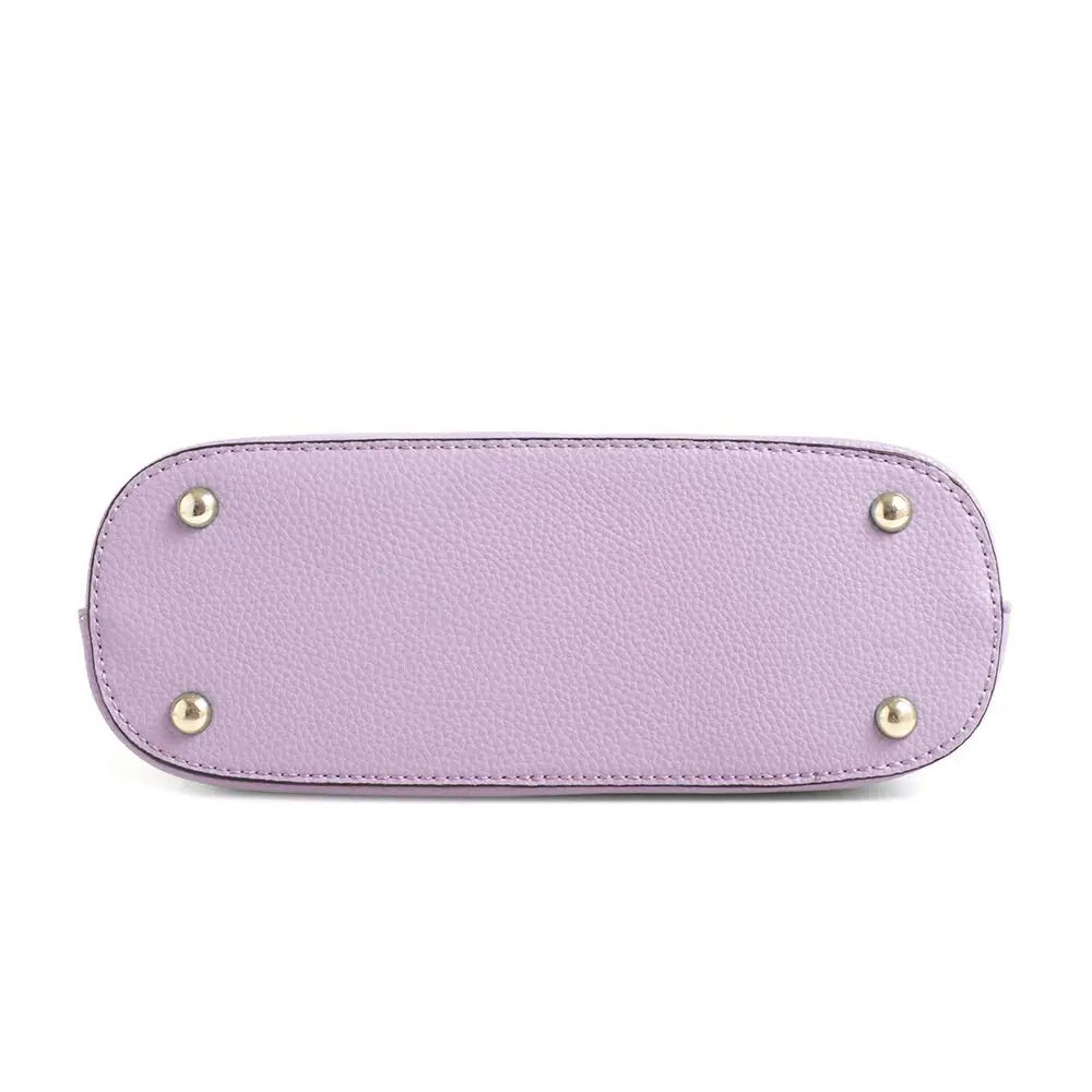 Lavender Crossbody Bag with Tassel