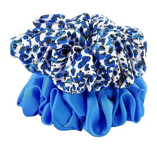 Lilly Pulitzer Large 2-Pack Scrunchie Set {Twisted Up/Abaco Blue}