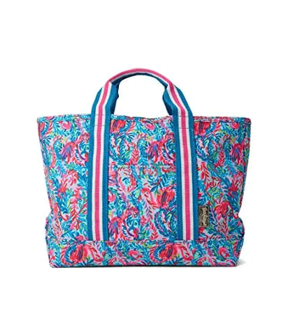 Lilly Pulitzer Mini Mercato Tote {Surf Blue Flim Flam}