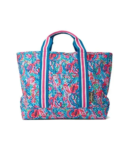 Lilly Pulitzer Mini Mercato Tote {Surf Blue Flim Flam}