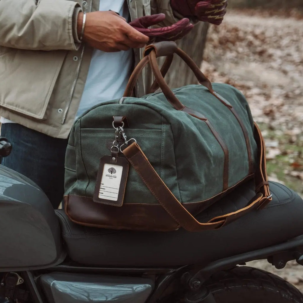 Men's Leather Weekender Bag