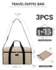 Neutral Travel Duffel Bag
