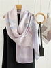 Light Purple Mulberry Silk Scarf