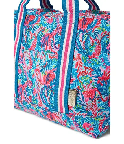 Lilly Pulitzer Mini Mercato Tote {Surf Blue Flim Flam}