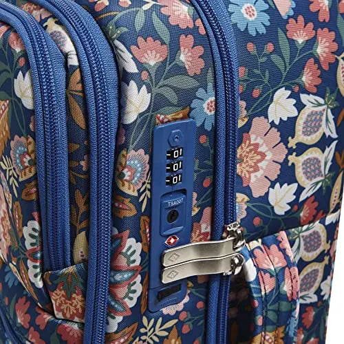 Vera Bradley Softside Rolling Luggage Set {Enchanted Mandala Blue}