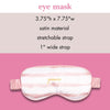 Kate Spade Travel Eye Mask (Goddess Stripe)
