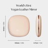 Champagne Cream Compact Travel Mirror