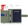 Moss Green Passport Travel Wallet