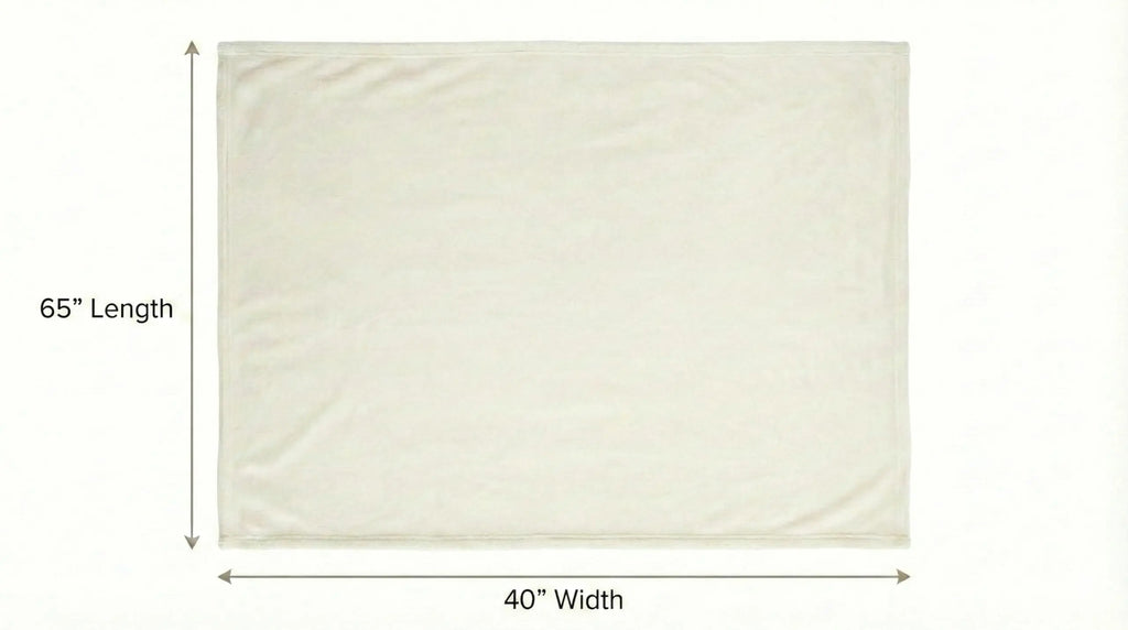 EverSnug Travel Blanket and Pillow (Off-White)