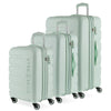 SwissGear 7366 Hardside 3-Piece Luggage Set (Clearly Aqua)